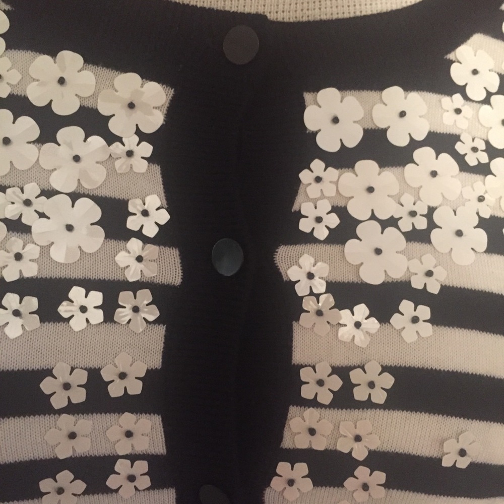 NWOTs Talbots flower cardigan - Picture 3 of 5