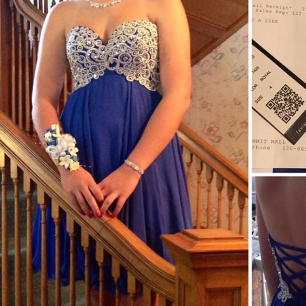 Homecoming Dress size 4, with corset back