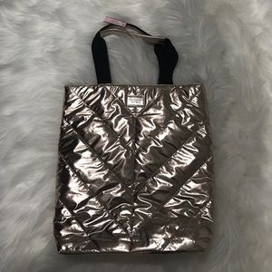 Victoria’s secret gold tote