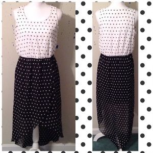 High Low Polka Dot Dress