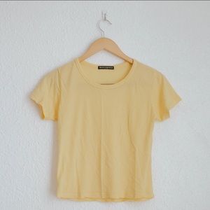Brandy Melville Yellow Shirt