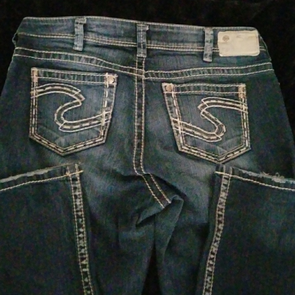 Silver bootcut jeans Suki Style