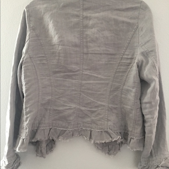 πSALEπGREY STYLISH LIGHTWEIGHT JACKETπ - Picture 2 of 3