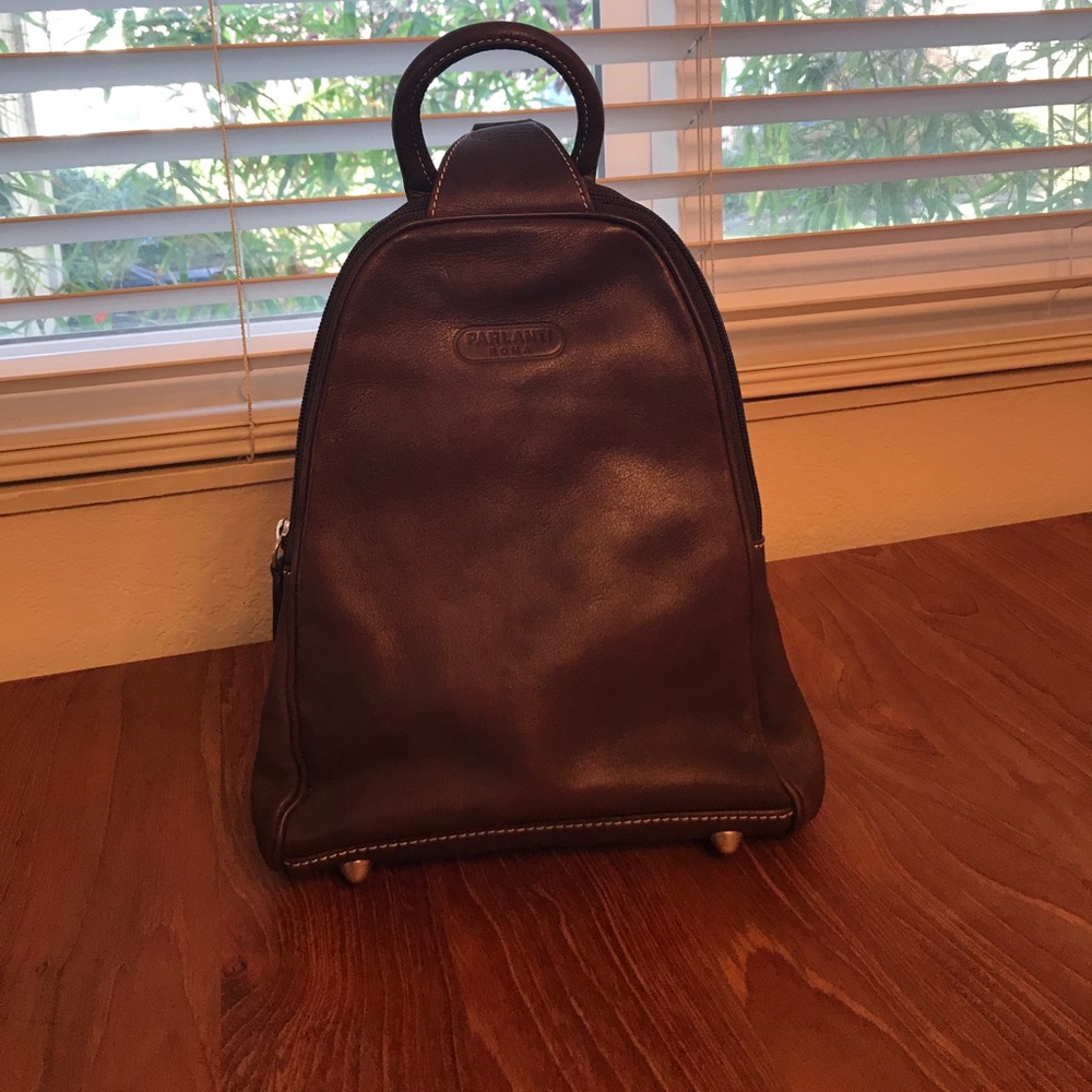 Parlanti Roma leather backpack/purse