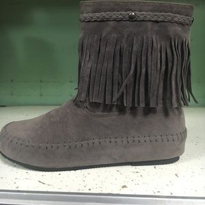 Grey booties