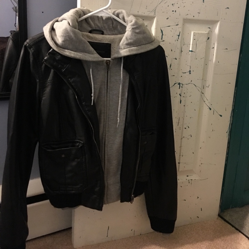 Obey leather jacket