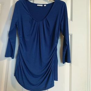 NY&C stretchy quarter sleeve blouse