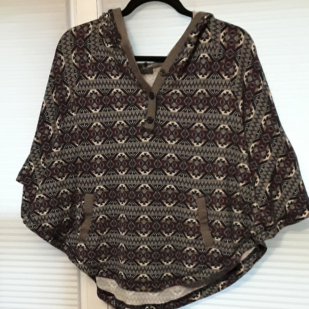 Aztec ponco cape