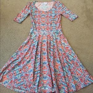 Lularoe Nicole Dress Medium