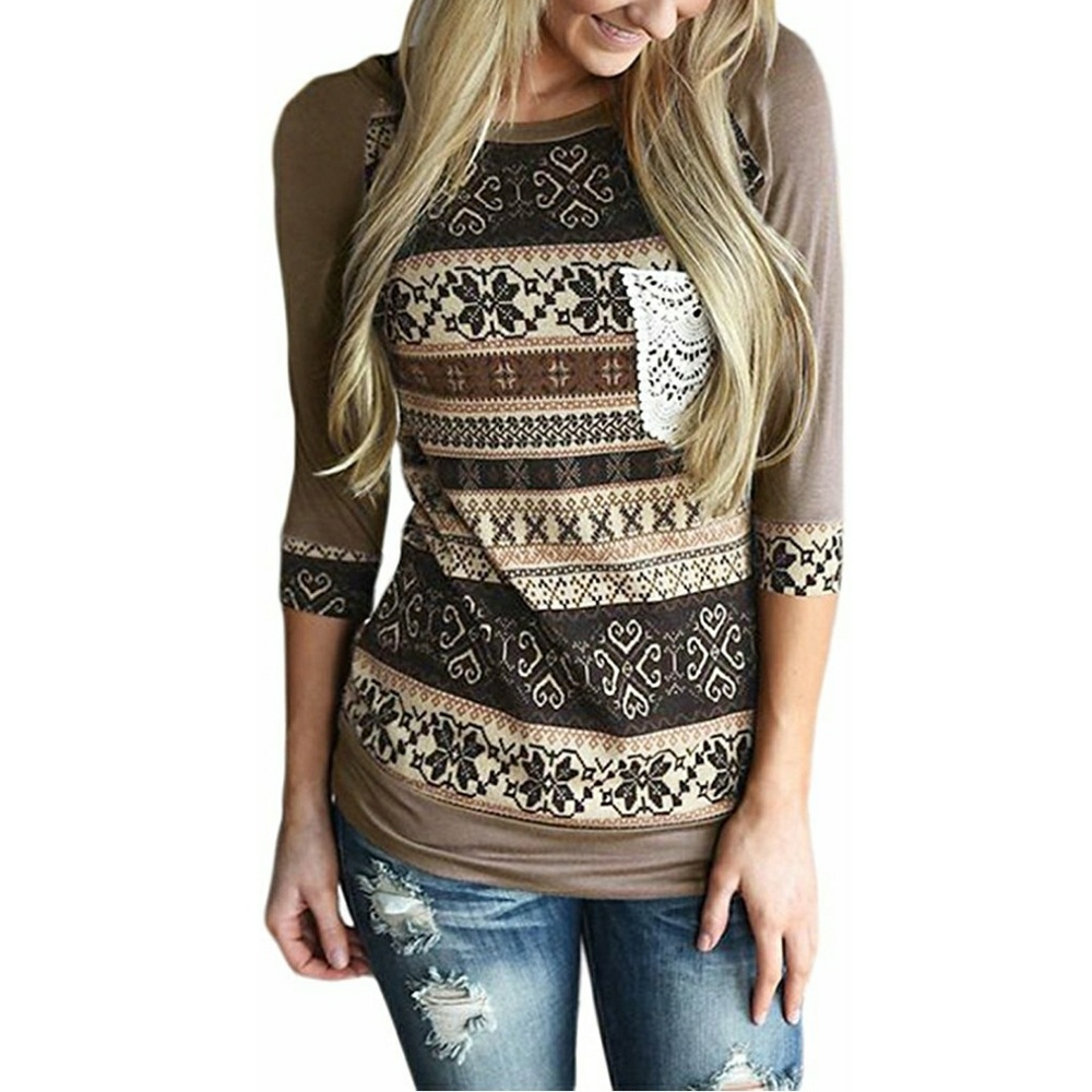 Women's stripped pattern long sleeve
