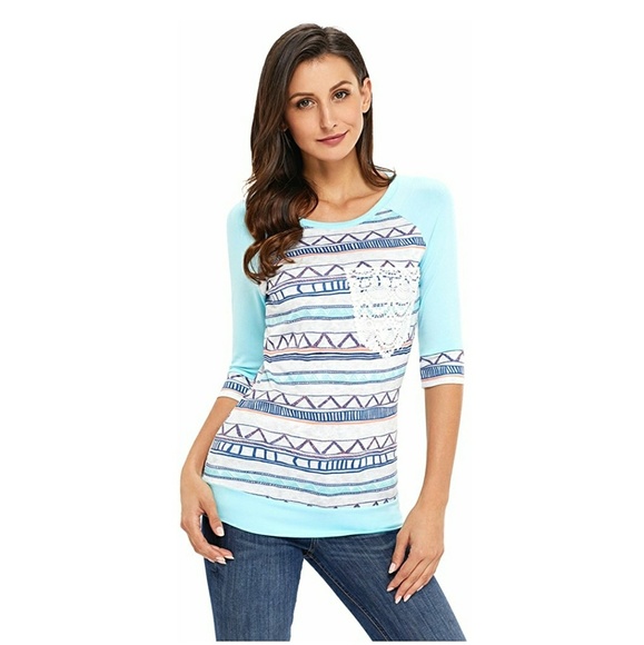 Women's stripped pattern long sleeve - Picture 2 of 4