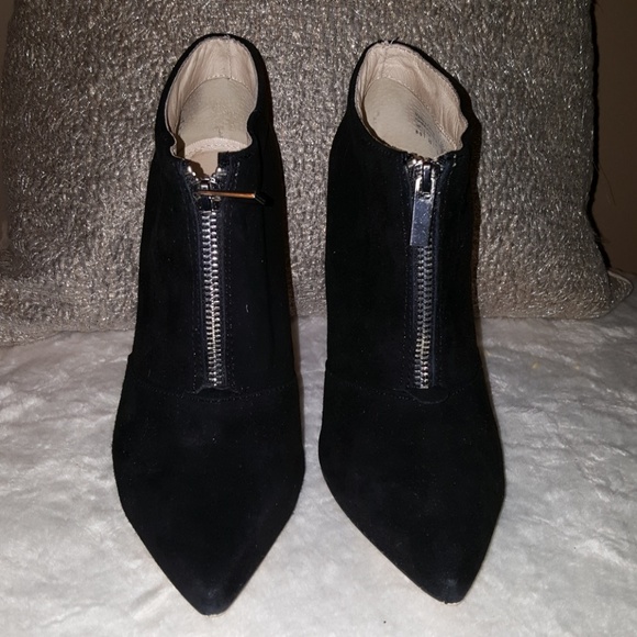 Aldo Shoes - Aldo Sherly Black Suede Bootie Pump