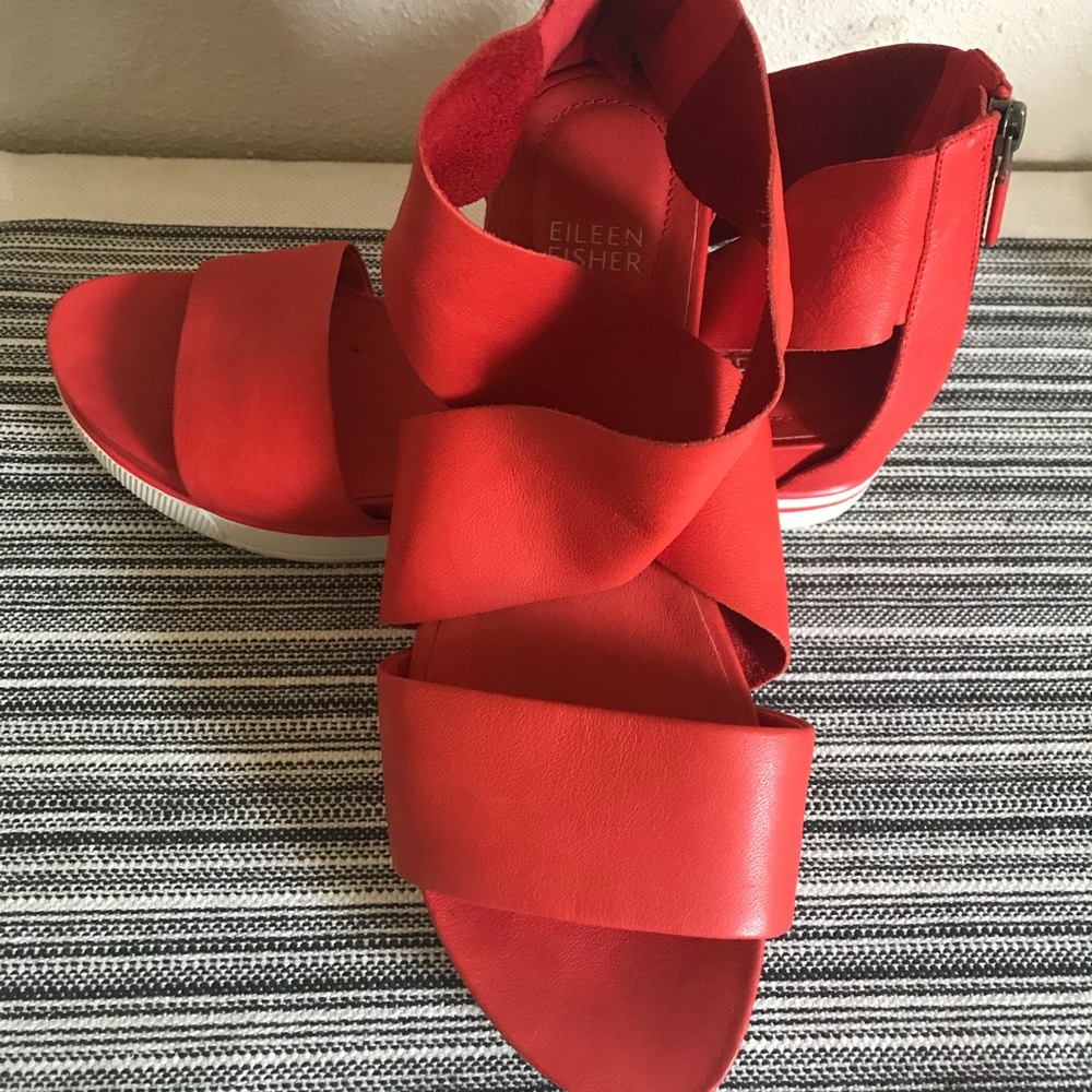 Eileen Fisher Sport Platform Sandals