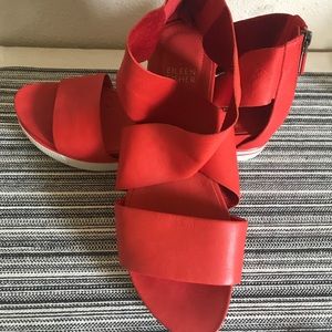 Eileen Fisher Sport Platform Sandals