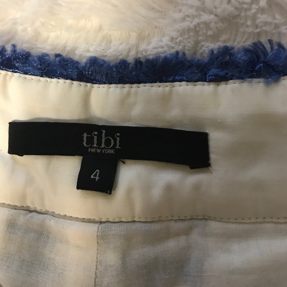 Tibi blue and white shorts! - Picture 2 of 2