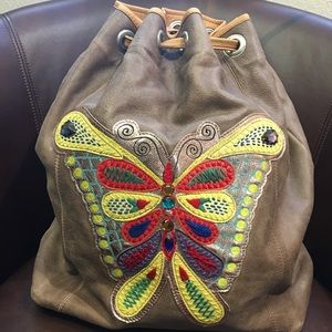 Consuela leather backpack