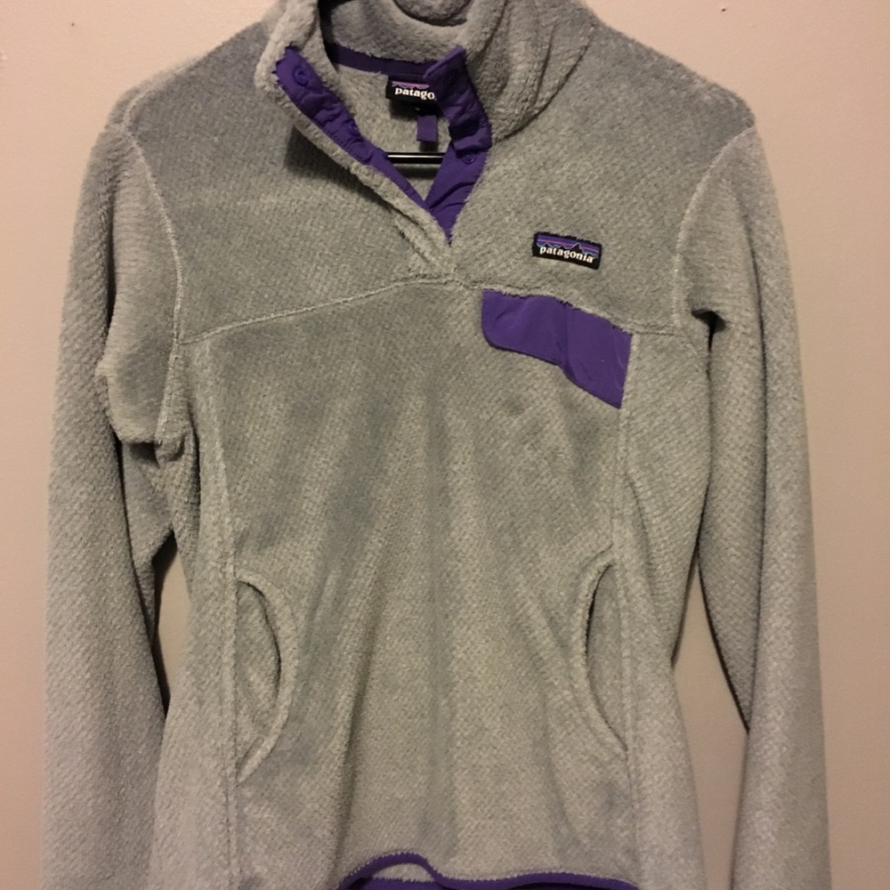 purple and grey patagonia