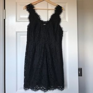 Joie lace dress, classic black, size M