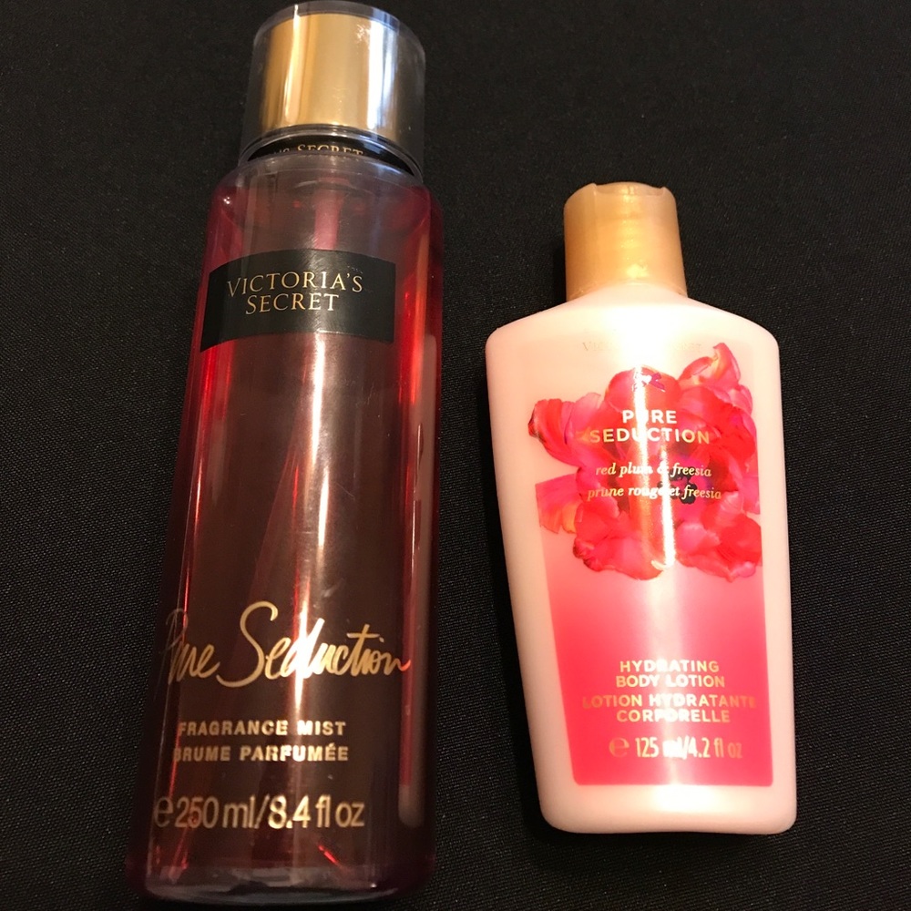 Victoria’s secret pure seduction lotion body spray