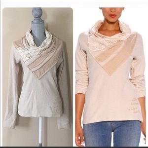 Desigual scarf-style sweater