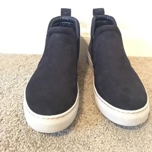 High Top Suede Sneakers