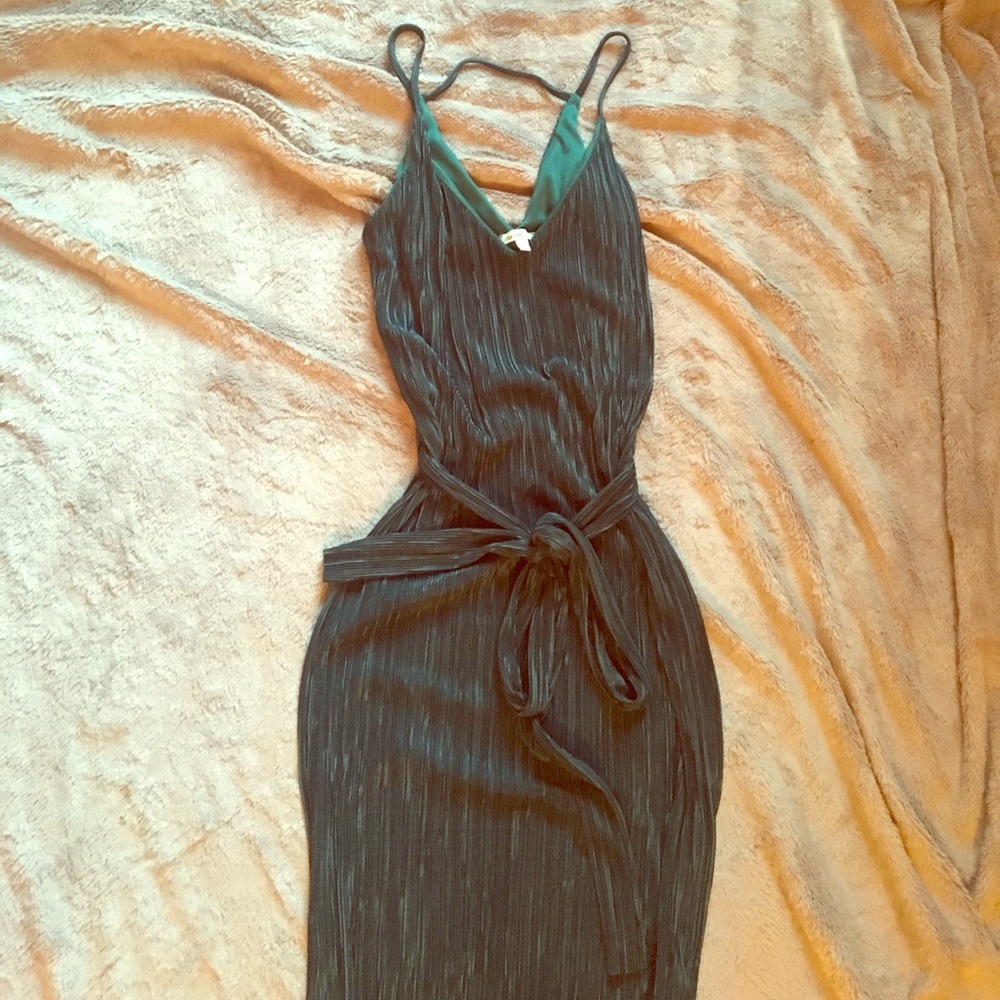 Emerald green gown