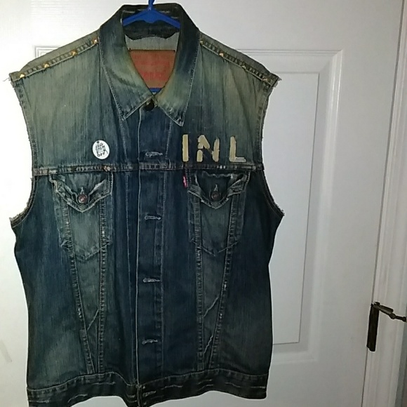 Levis Strauss custom denim Jean jacket - Picture 2 of 4
