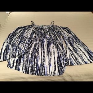 Cold shoulder blouse