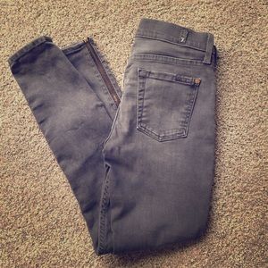 ‼️ Gray 7 For All Mankind Stretch Skinny Jeans ‼️