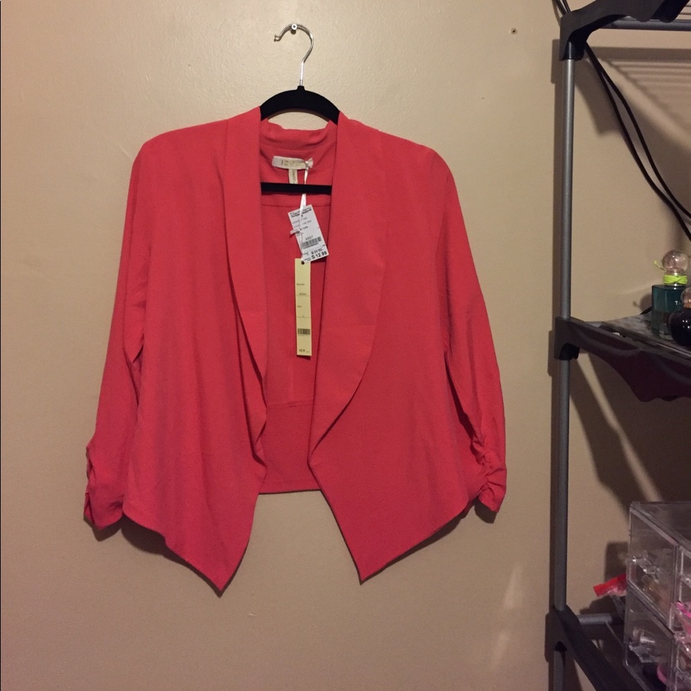 Ruched Sleeved Jacket