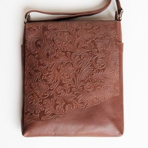 Genuine Leather Crossbody Purse