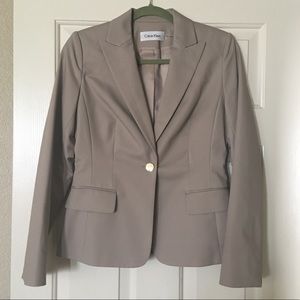 Beige Calvin Klein blazer
