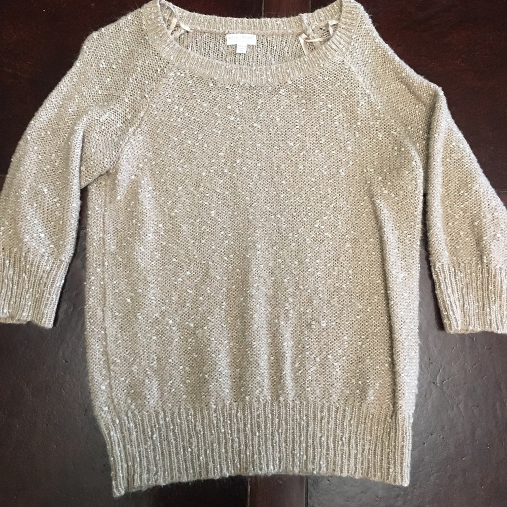 Cute 3/4 Sleeve Maternity Sweater - Sz Medium
