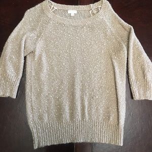 Cute 3/4 Sleeve Maternity Sweater - Sz Medium