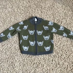 18 month French bulldog sweater