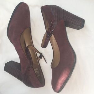 Maroon heels