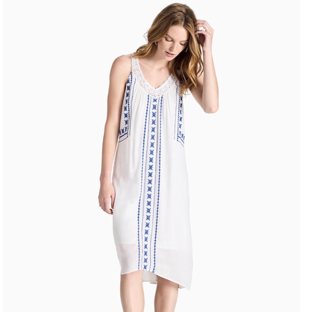 Lucky Brand Embroidered Dress