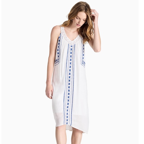 Lucky Brand Embroidered Dress - Picture 1 of 8