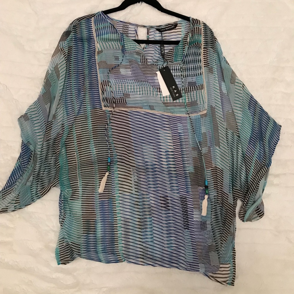 Saks Off Fifth Chiffon tunic - Brand New w/ Tags