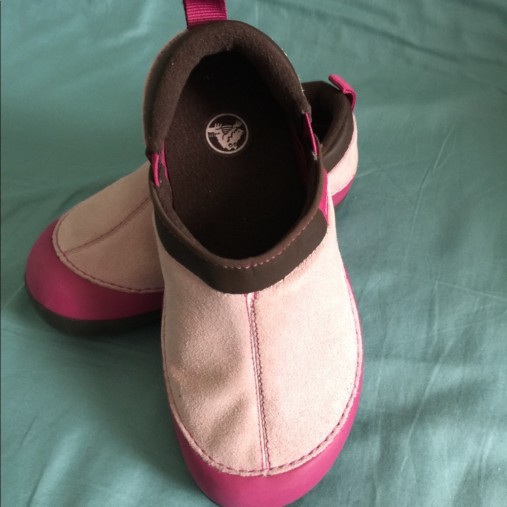 Crocs Girls Slip On Shoe Label Cameron Kids