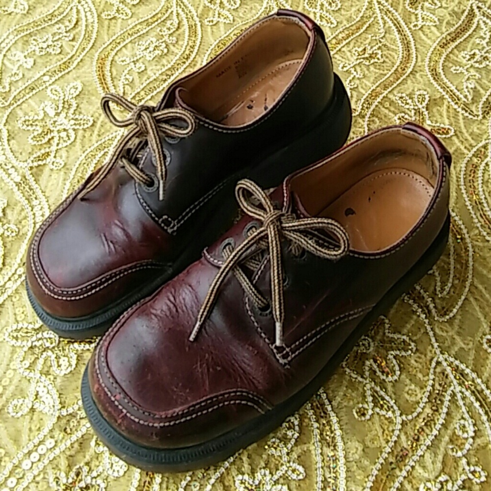 Dr. Martens UK6 Brown Oxblood Oxfords