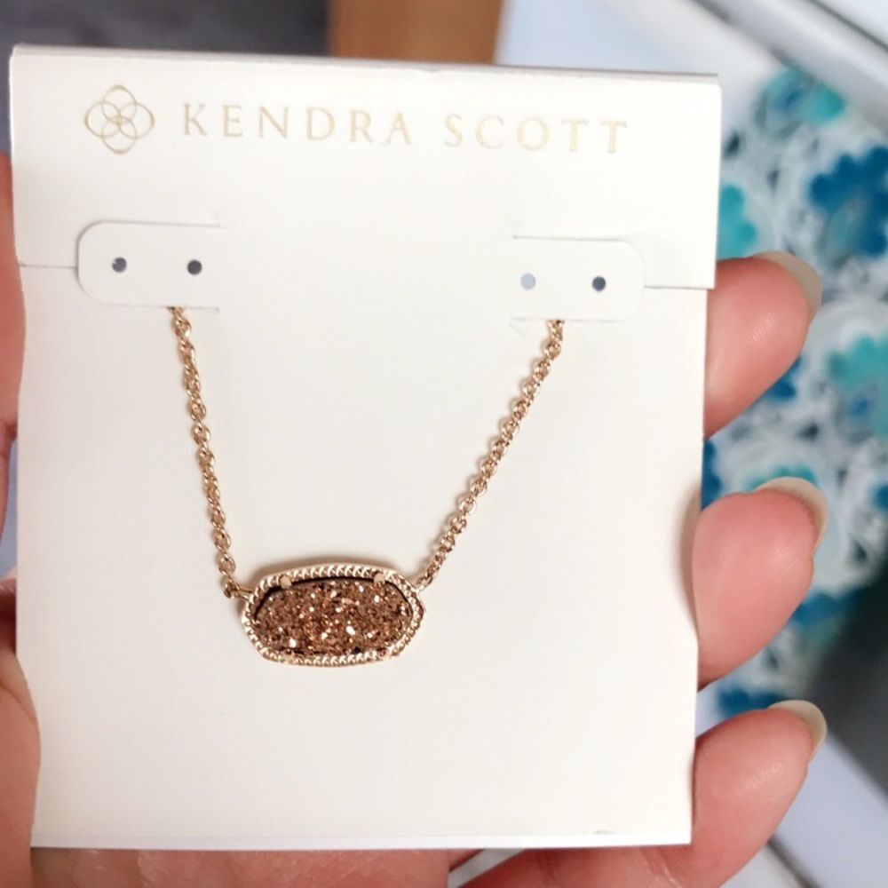 Rose Gold necklace.
