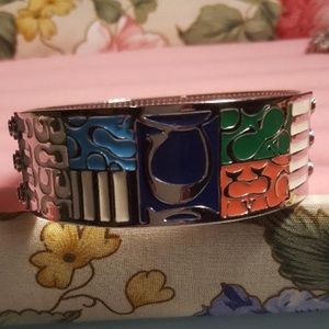 Coach Signature monogram bangle bracelet fashion