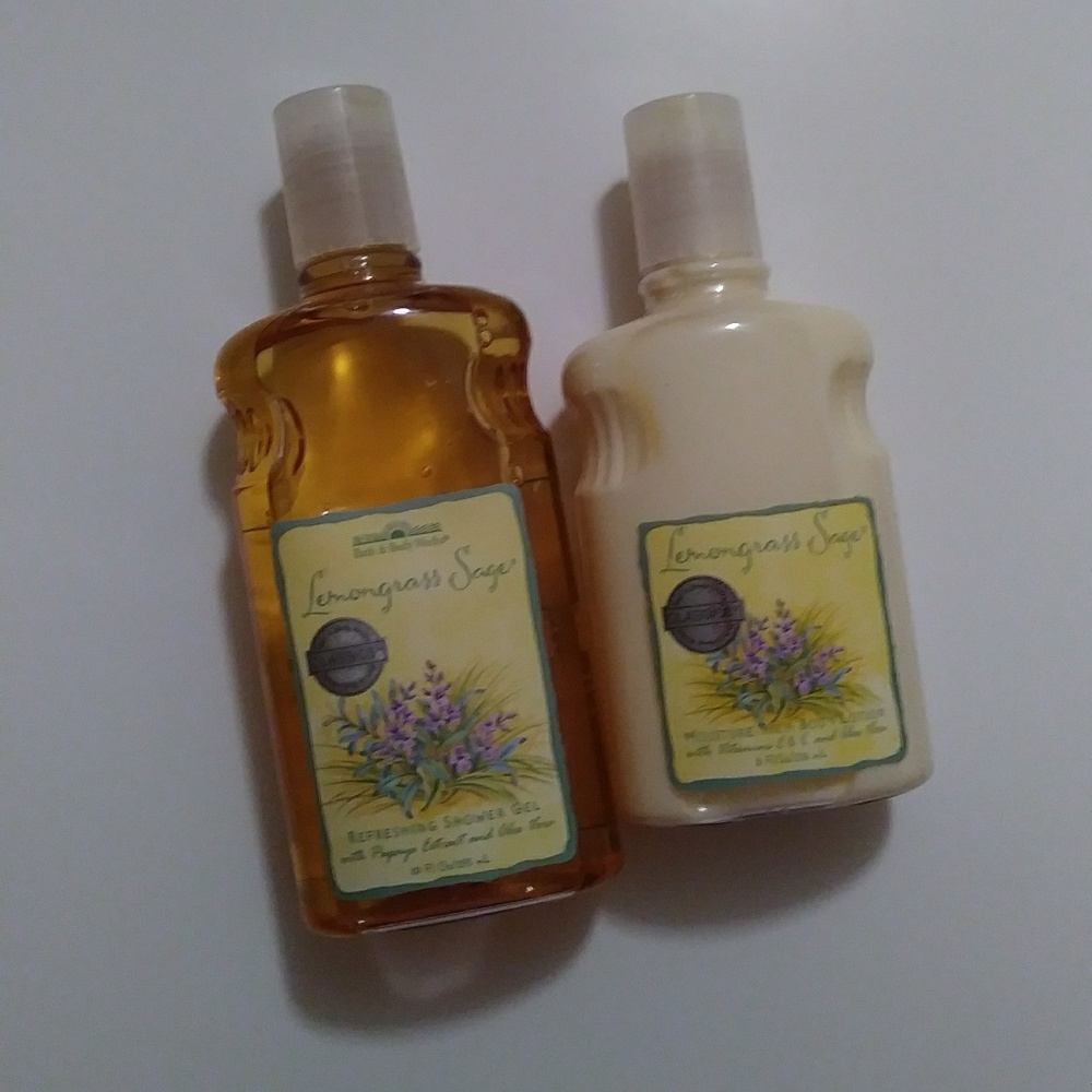 Ultra rare Retired B&BW Body Wash & Lotion