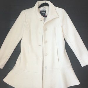 White pea coat