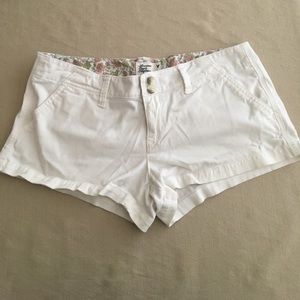 White shorts