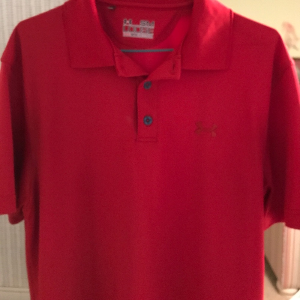 Medium/small under armour polo