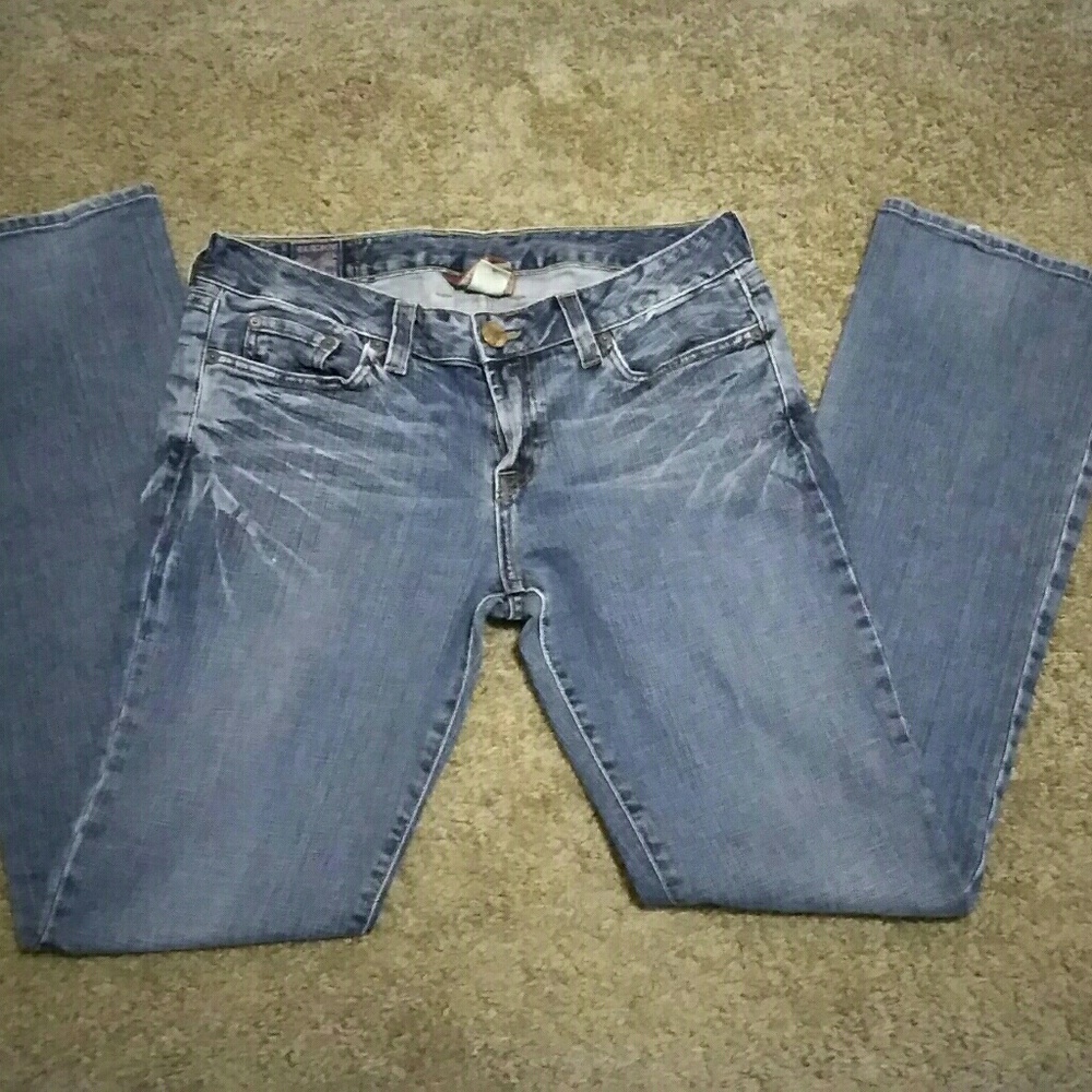 Lucky brand long inseam boot cut jeans