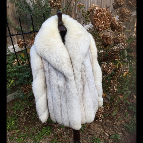 Plush Genuine Fox Fur Coat - Picture 8 of 8