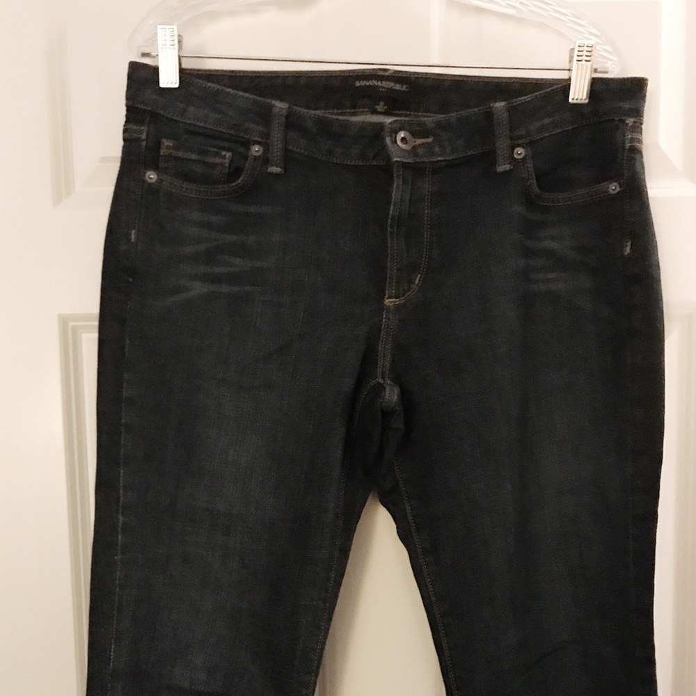 Banana Republic Dark Wash Cropped Jeans